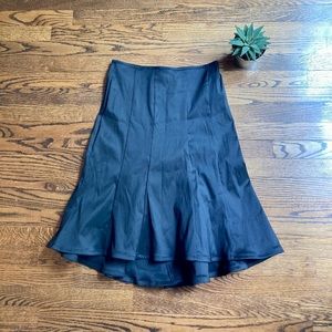 JS Collections Vintage Black A-Line Tiered Skirt.  Size: 8